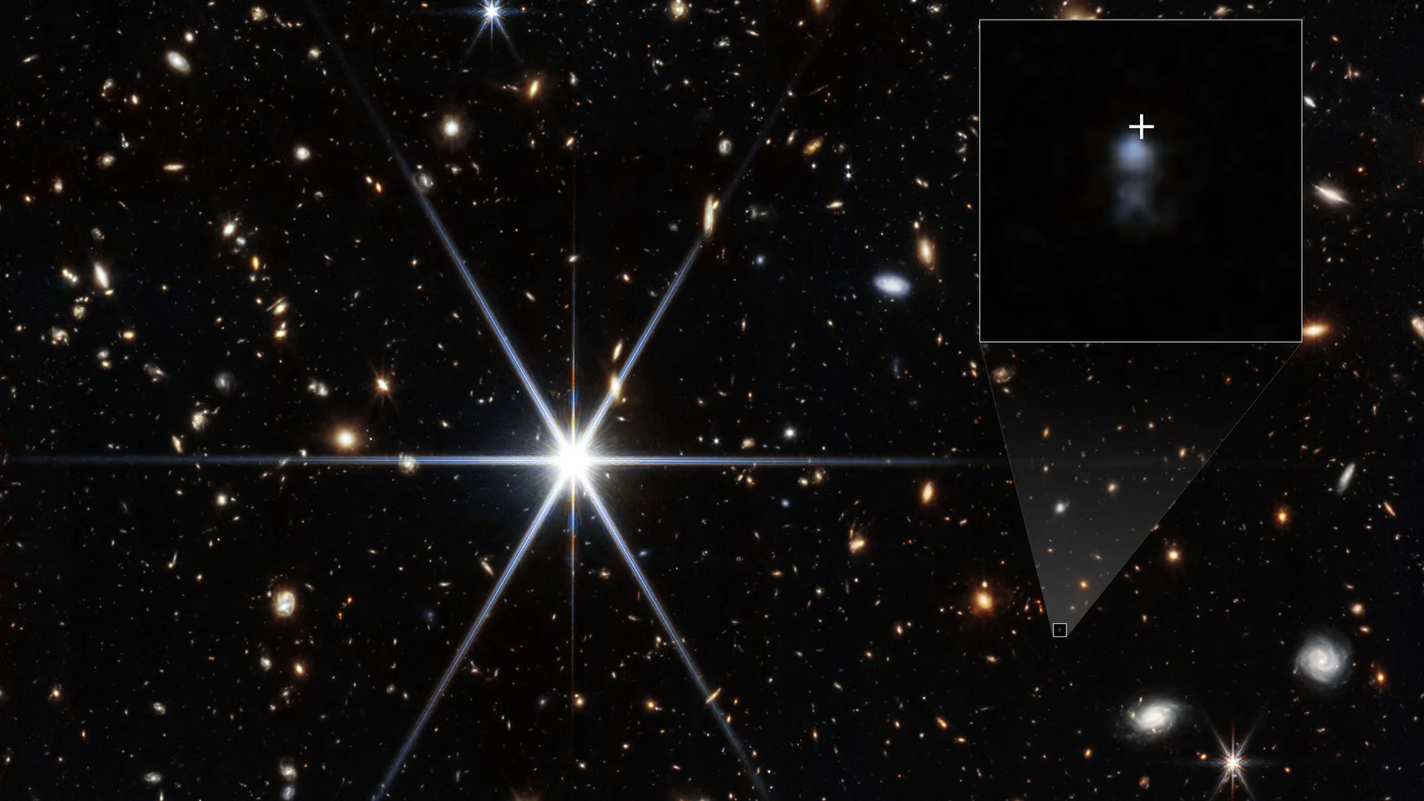 Webb pinpoints farthest fast radio burst’s tiny host galaxy